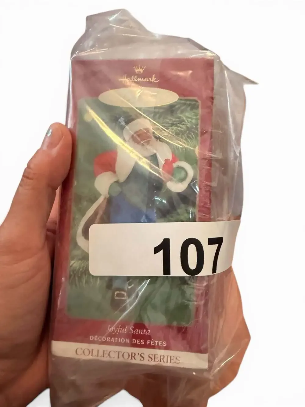 2000 Hallmark Keepsake Joyful Santa Christmas Ornament, 2nd in Series